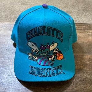 Vintage Charlotte Hornets SnapBack Signature NBA Hat